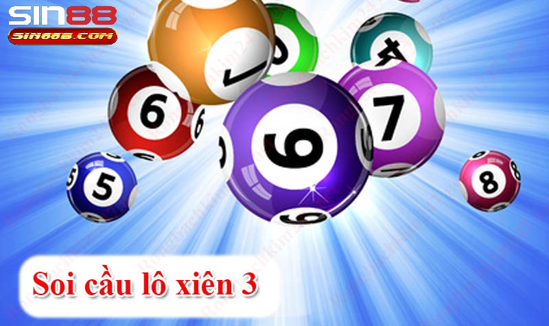 Tỷ lệ trúng lô xiên xiên 3 tại nhà cái Sin88
