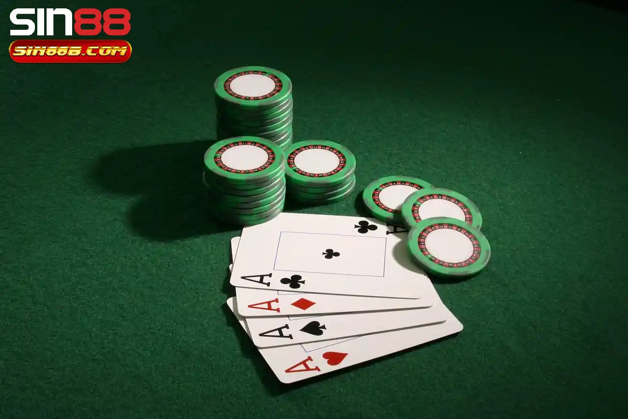 Các bước đặt cược trong Poker Sin88